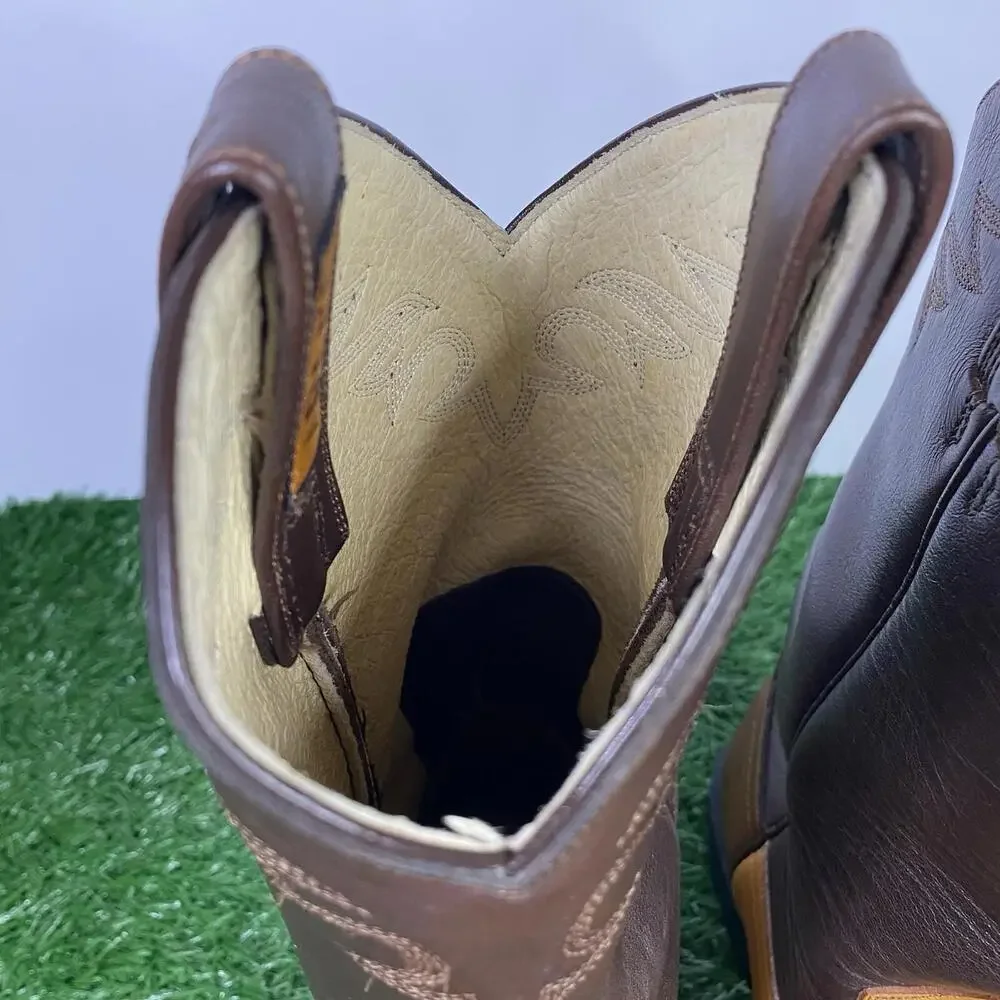 Ariat Women's Size 6 B ATS Pro Brown Leather Western Cowgirl Boots 17140 - Picture 13 of 15